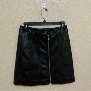 Leather skirt